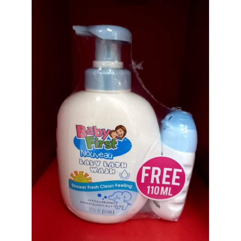 Baby First Nouveau Baby Bath Wash 650ml Shopee Philippines