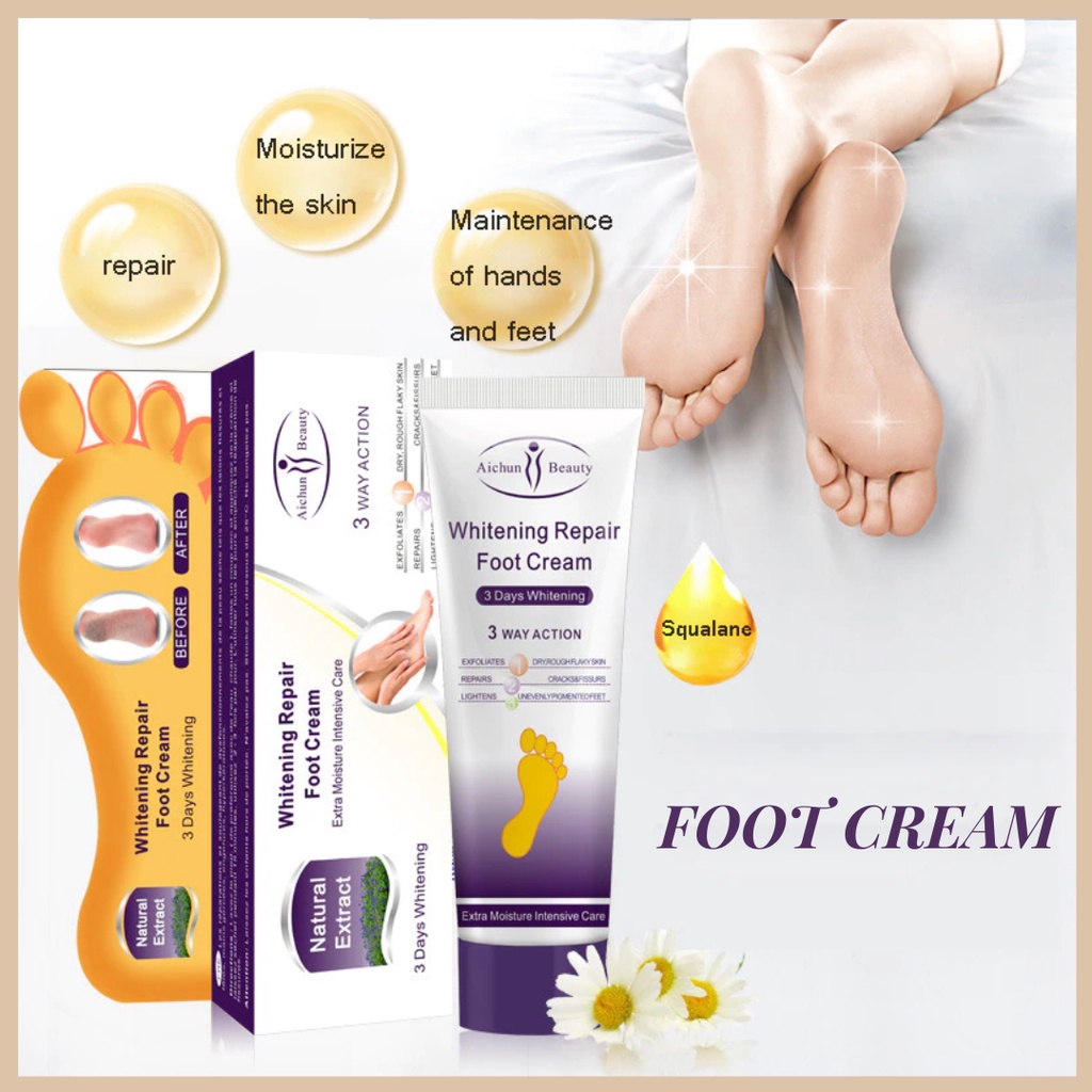 Foot Cream for Dry and Rough Heels Kalyos Chapped Feet Moisturizing