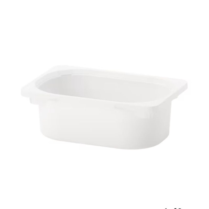 IKEA TROFAST Storage box, white, 20x30x10 cm (7 ¾x11 ¾x4 ") Shopee