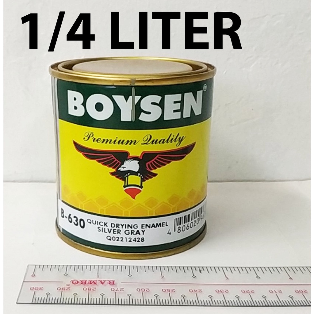 BOYSEN QDE SILVER GRAY B630 SILVER GREY ( 1/4 LITER ) FOR WOOD AND