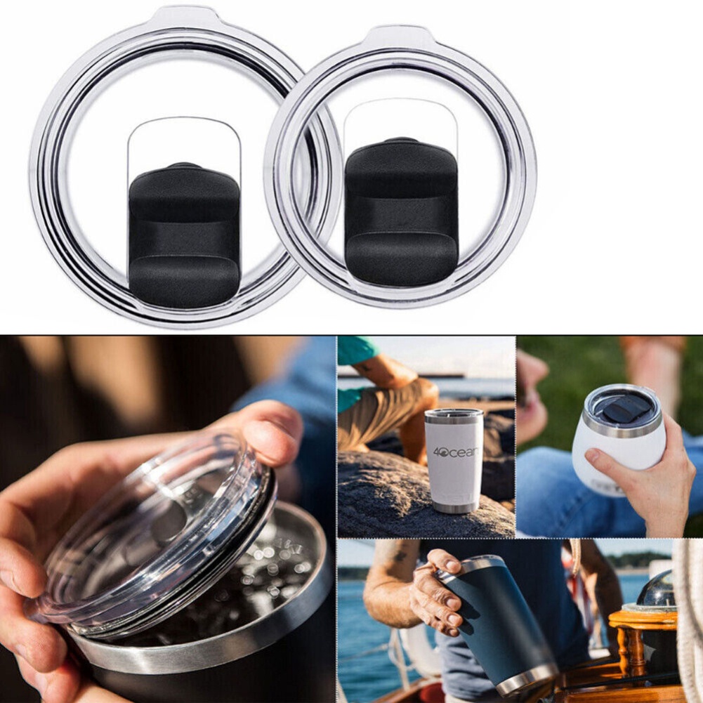 Yeti Suction Cover Car Cup Plastic Cup Cover Stainless Steel Thermos Cup Push Piece