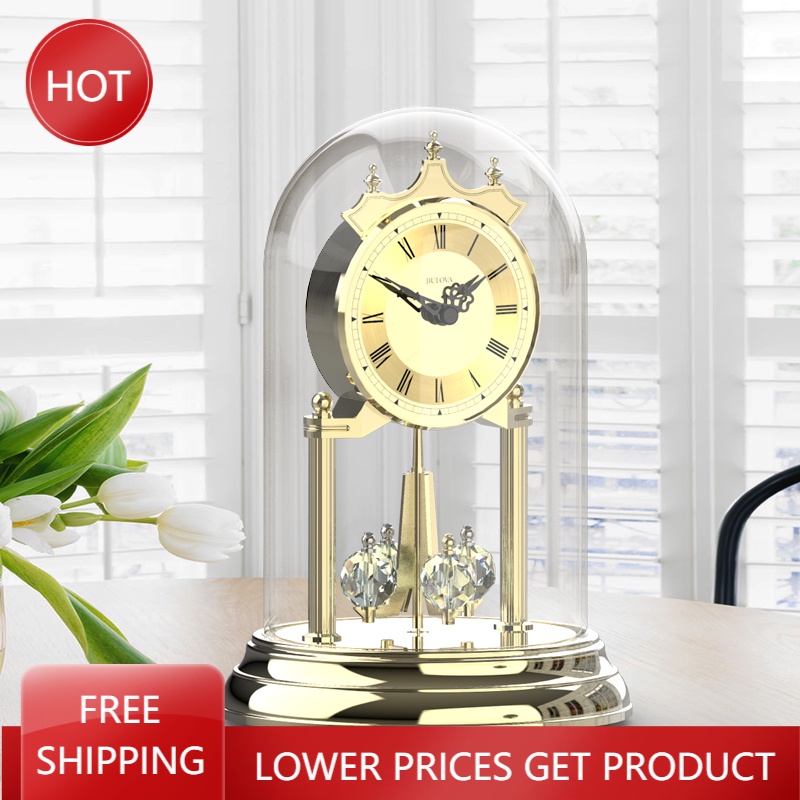 Metal Living Room Table Clock Nordic Creative Electronic Industrial