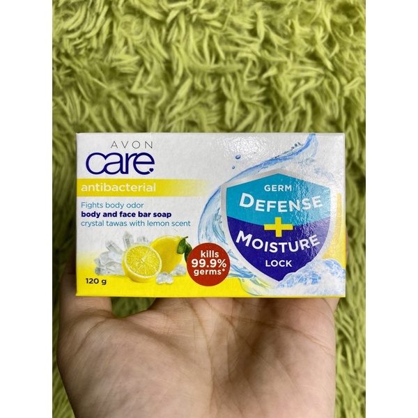 AVON Care AntiBacterial Crystal Tawas with Lemon Soap (Kills 99.9 Germs) Shopee Philippines