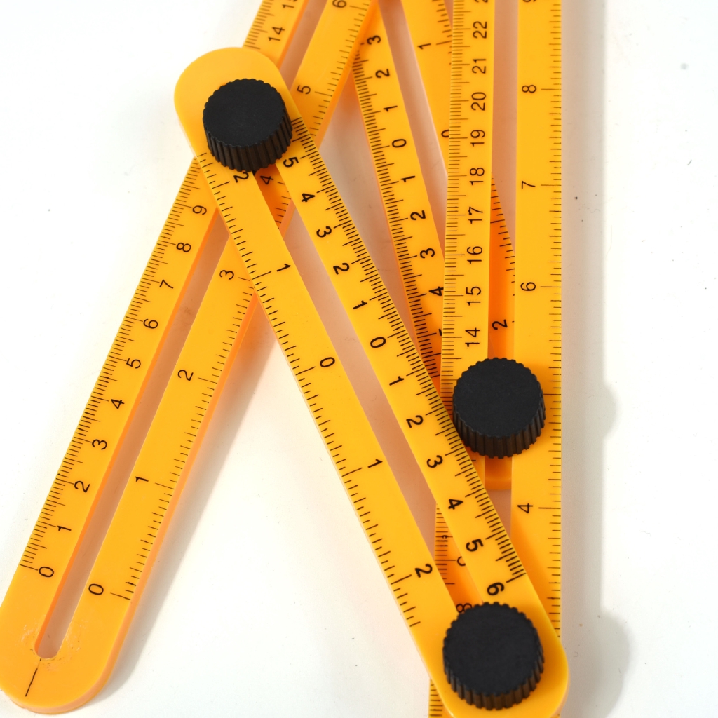 Multifunction folding ruler Plastic / stainless steel folding ruler