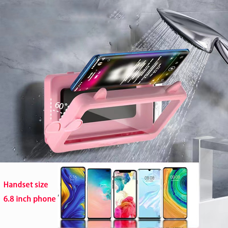 Mobile phone holder bathroom waterproof phone holder Watching videos
