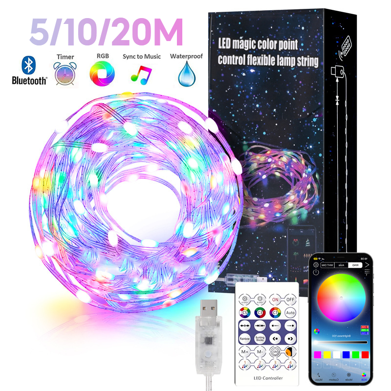 Led strip light RGB String Lights Smart APP Control led light for room Local Delivery Shopee