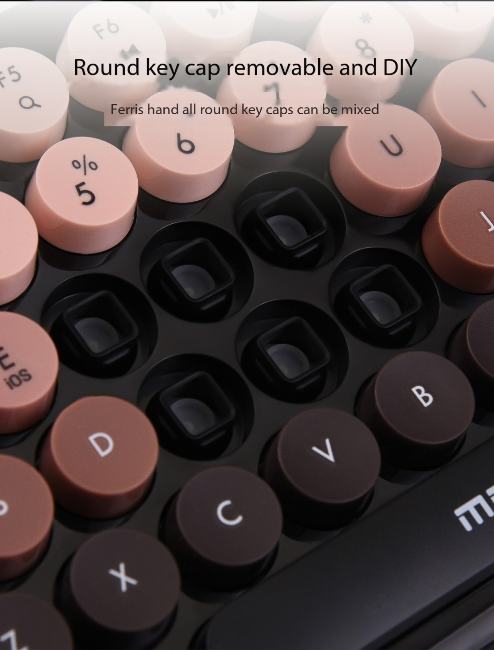 GEEZER MOFII ANNI Dual mode Wireless Bluetooth keyboard Mechanical feel 84key keyboard Shopee