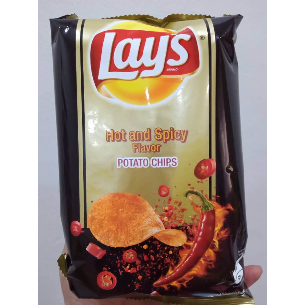 HALAL Lay's Potato Chips Cheese Pizza Salted Egg Extra BBQ Hot & Spicy