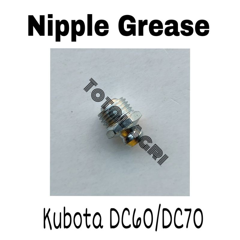 Nipple Grease Fitting Kubota Harvester DC60 DC70 Part 0661115010
