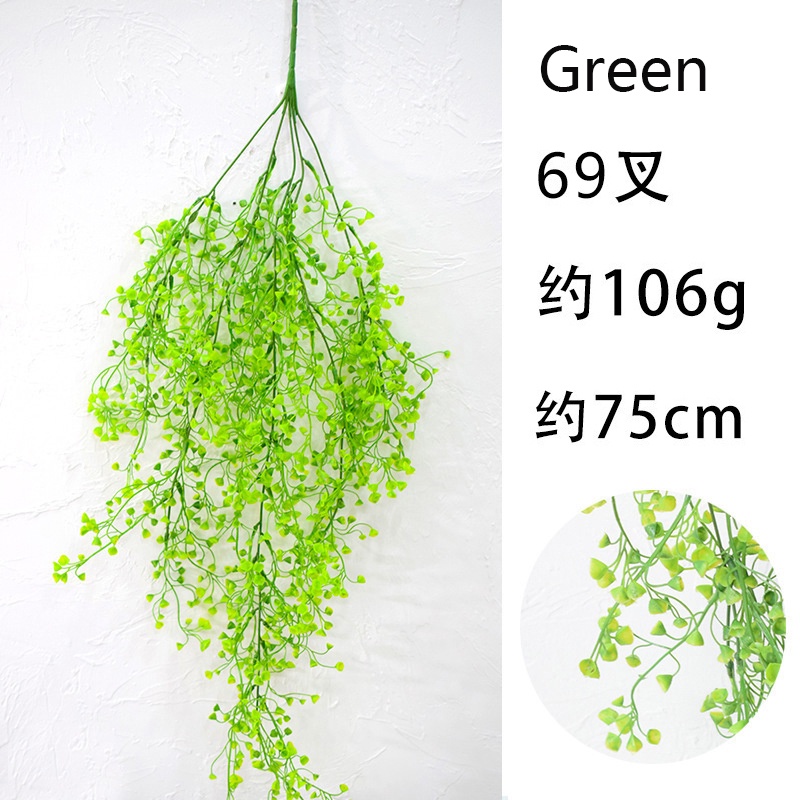 Artificial Hanging Ferns Plants Outdoor Plastic Plants for Wall Indoor