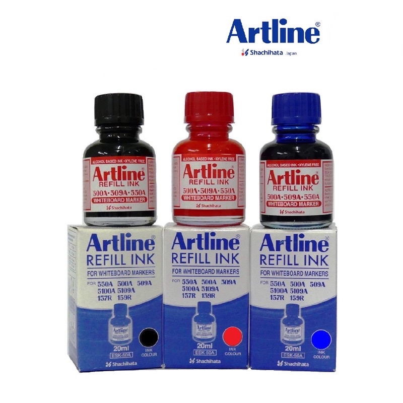 Artline 20ml Whiteboard Marker Refill Ink / Whiteboard Ink for Artline
