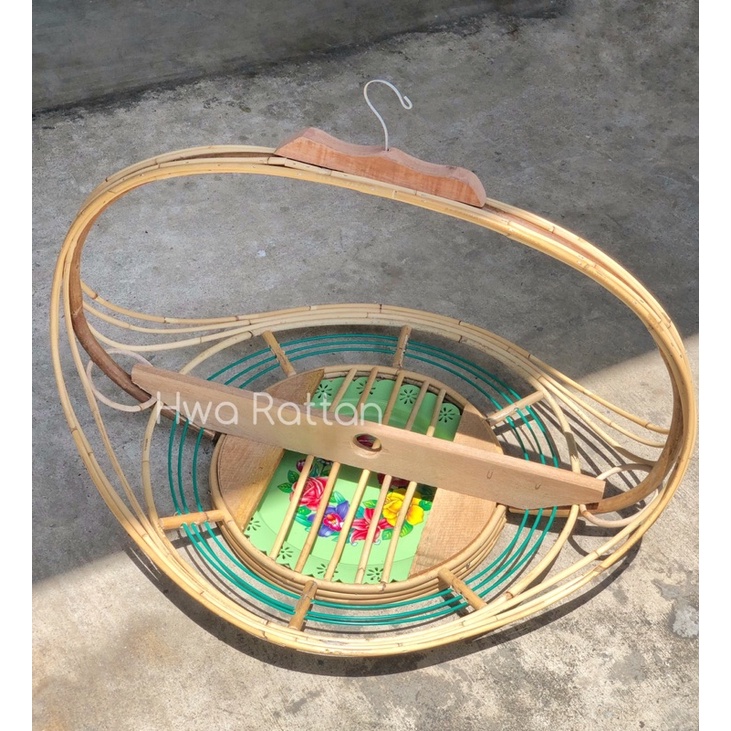 Merbok Bendur bird Kite cage/Rattan bird cage/Trained bird stand/Pigeon