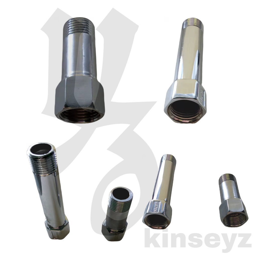 Faucet gripo FAUCET EXTENSION ADAPTOR 1/2x2'' 1/2x4'' NIPPLE sHeavy