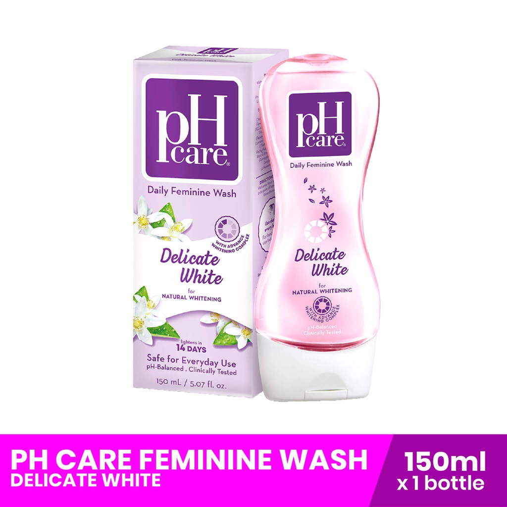 pH CARE Feminine Wash Delicate White 150ml Shopee Philippines