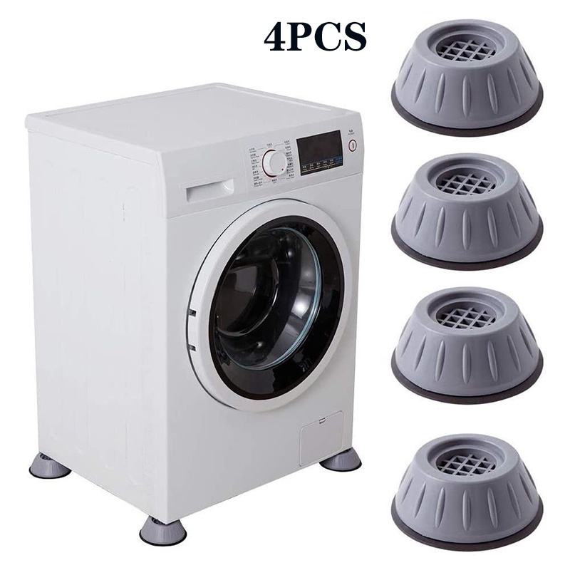 4Pcs Washing Machine Foot Pads Noise Reducing Anti Slip Rubber Washing