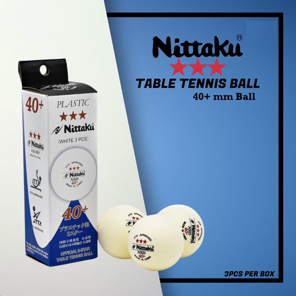 1Box or 1pc DONIC & Nittaku NSD 40+ Ball 3star original table tennis