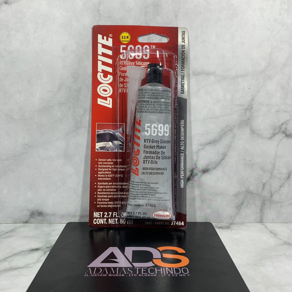 Loctite SI 5699 RTV Gray SILICONE GASKET MAKER 80 ML Shopee Philippines