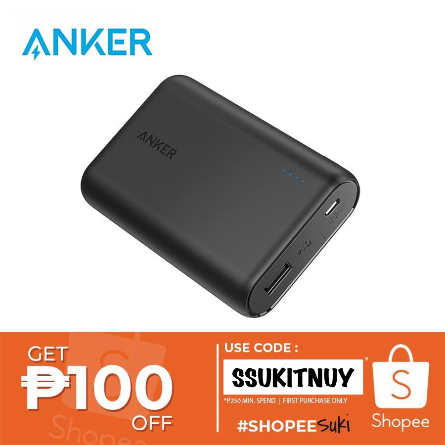 Anker 10000 PowerCore 10000mAh Power Bank Shopee Philippines
