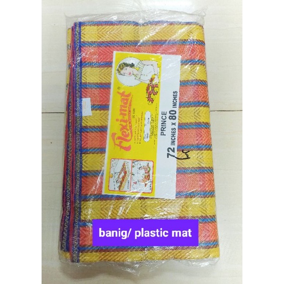 Flexi Mat plastic banig with 5 available sizesemi,super,prince,king
