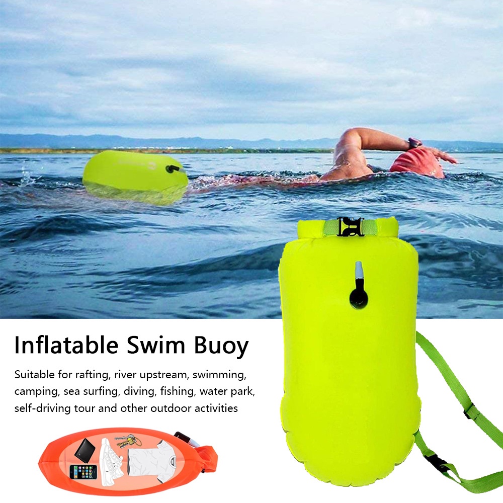 Outdoor swimming safety buoy multifunctional swimming buoy bag with