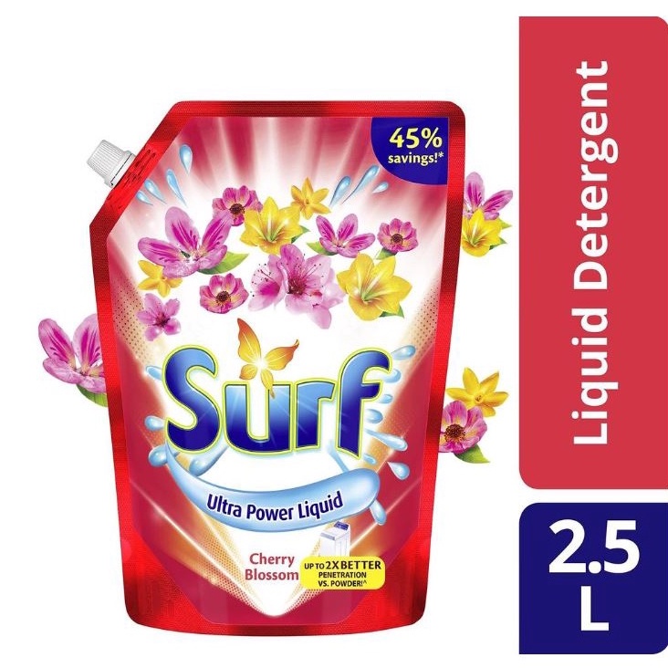 【Philippine cod】 Surf Cherry Blossom Laundry Liquid Detergent 2.5 Liter