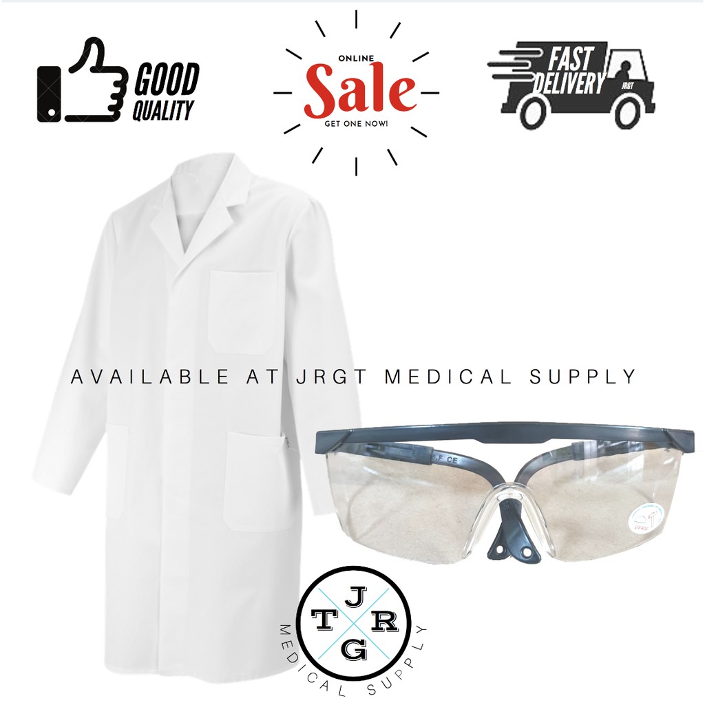Lab gown (small) and Laboratory goggles Shopee Philippines