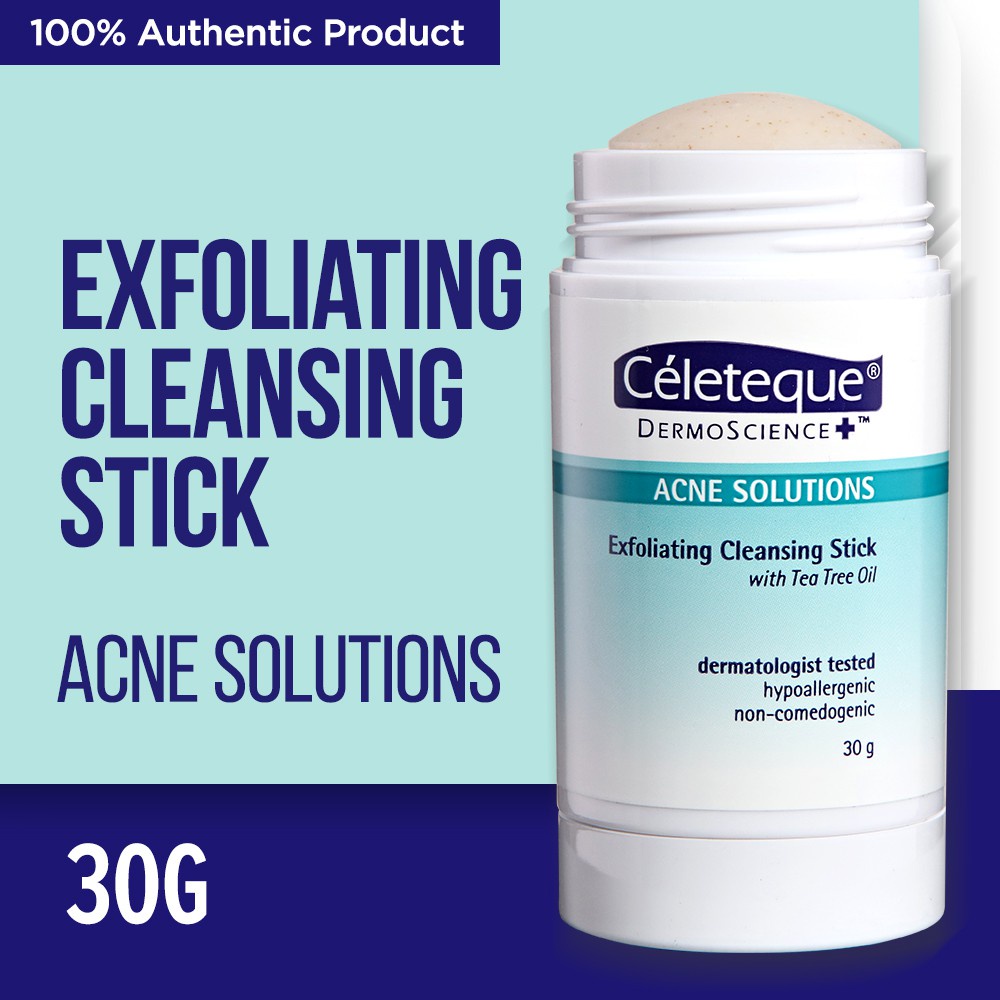 Céleteque Acne Solutions Exfoliating Cleansing Stick Shopee Philippines