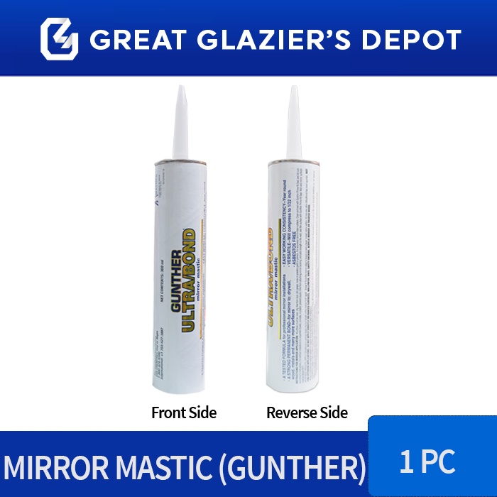 Mirror Mastic Gunther Ultra bond Mirror Adhesive Mirror Glue Gunther