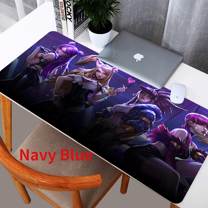 LOL KDA Extended gaming mouse pad xl large size 30cm*60/70/80/80cm