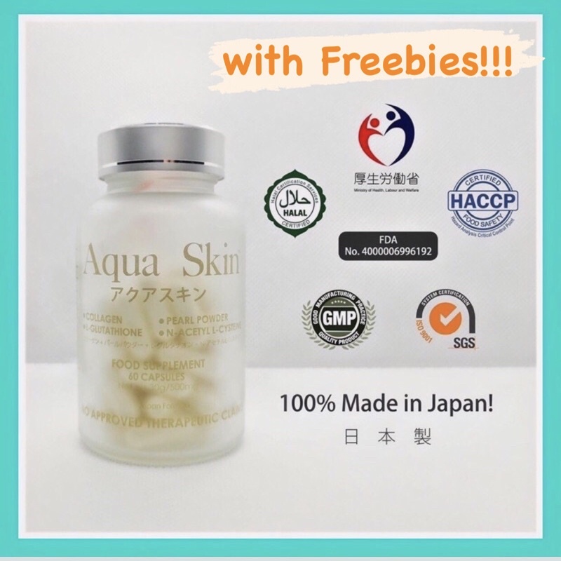 Aqua Skin Glutathione (Made in JAPAN) Shopee Philippines