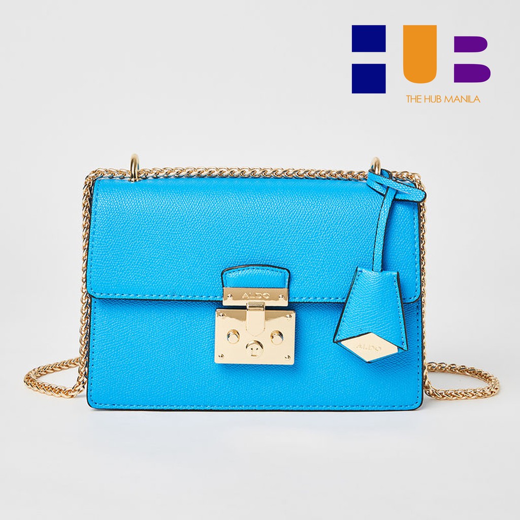 ALDO Criwiel Cross body Bag Bright Blue Shopee Philippines