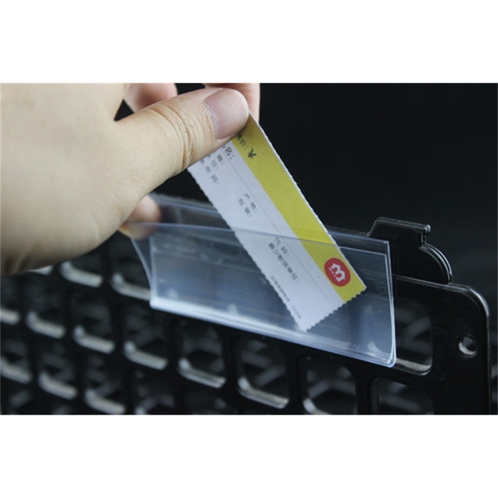 50pcs Selfadhesive Data Strip Label Holder Shelf Edge Display Price