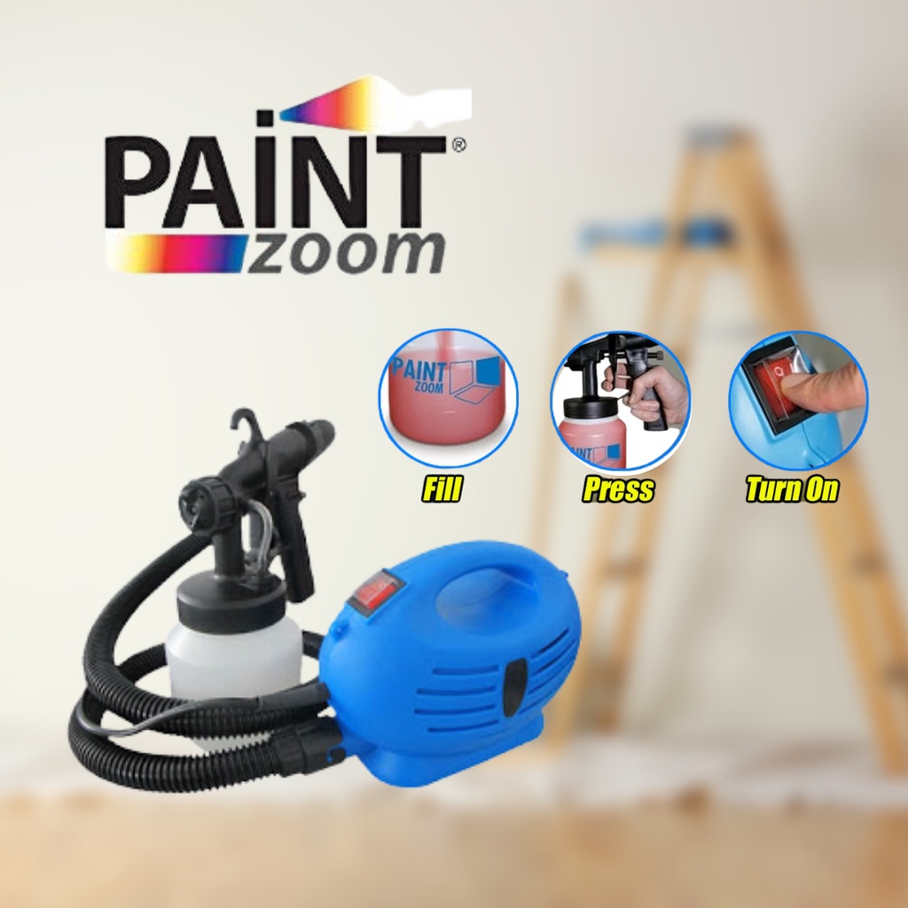 Paint Zoom Handheld Electric Spray Gun Kit Paintzoom Spray Gun