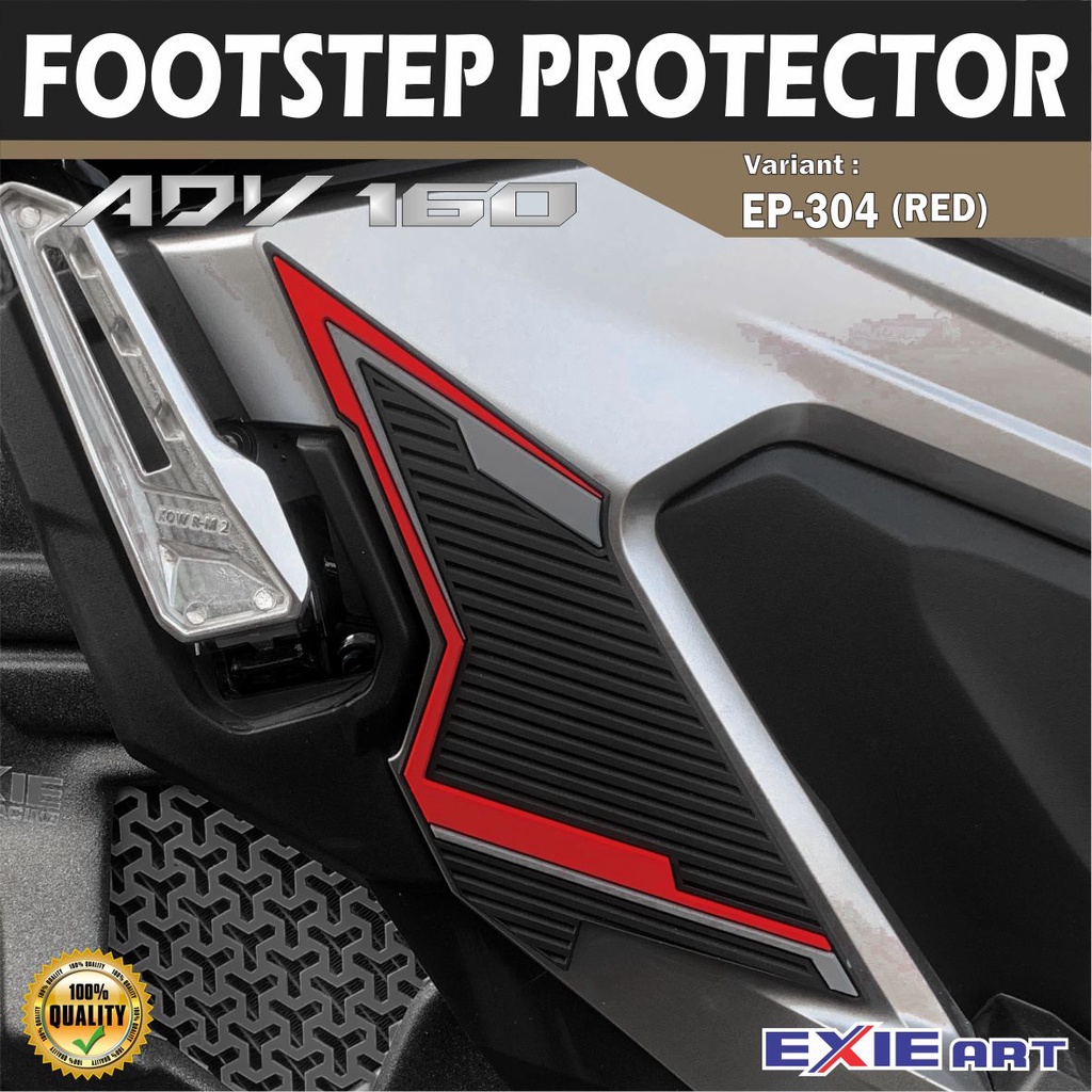 Foot Step Honda ADV 160 Body Protector Cover Exie Art Footrest