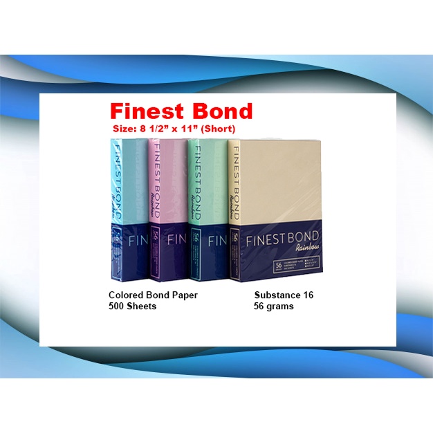 Colored Bond Paper 56gsm Shopee Philippines