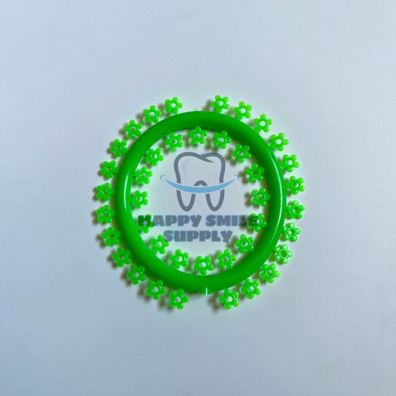 Character Rubber for Braces Rubber Flower and Mickey Mouse Design Thick