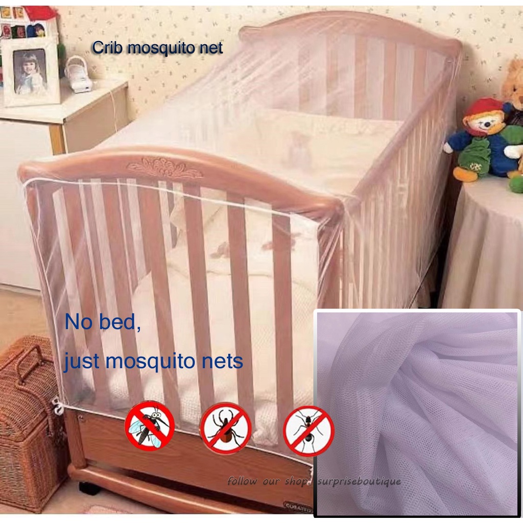 Baby mosquito net High Quality White Light Crib Cot Mosquito Net Infant