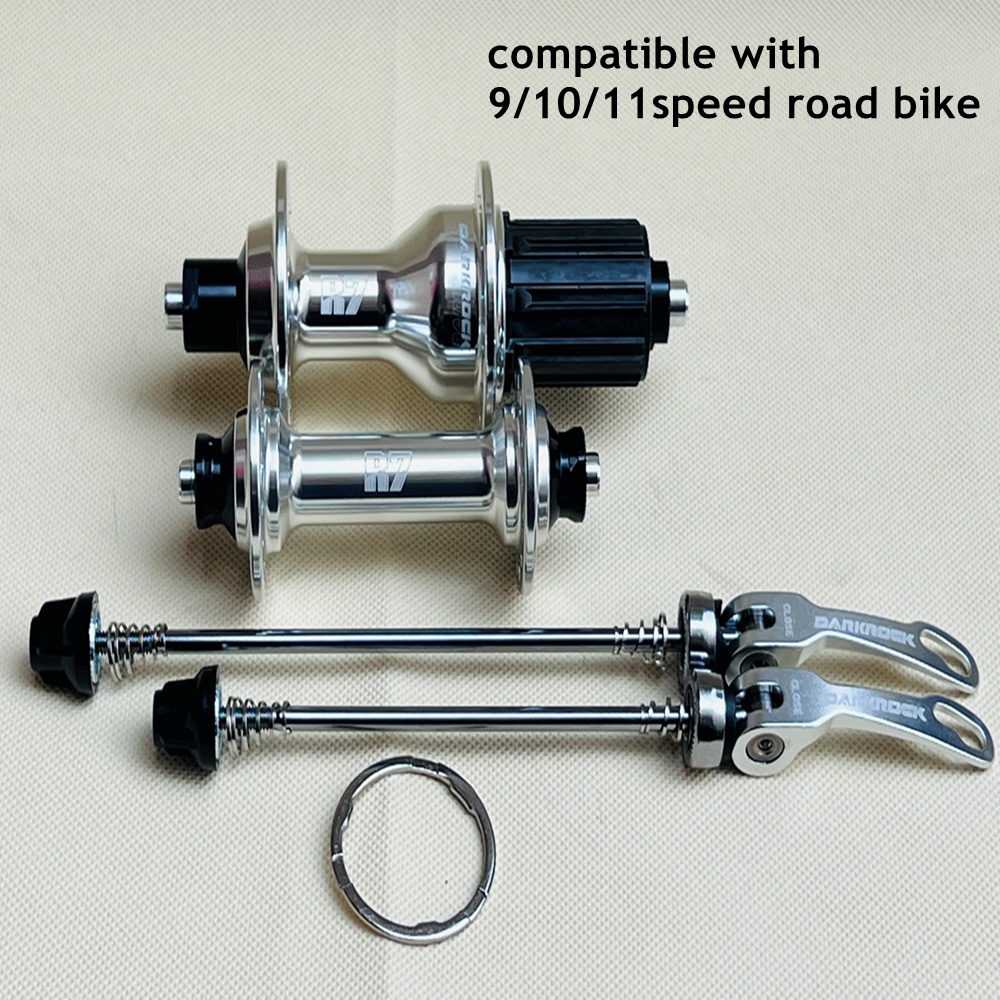 DARKROCK Road Hub 28 Holes 9/10/11 Speed Road Bike Hub 4 Bearing Front