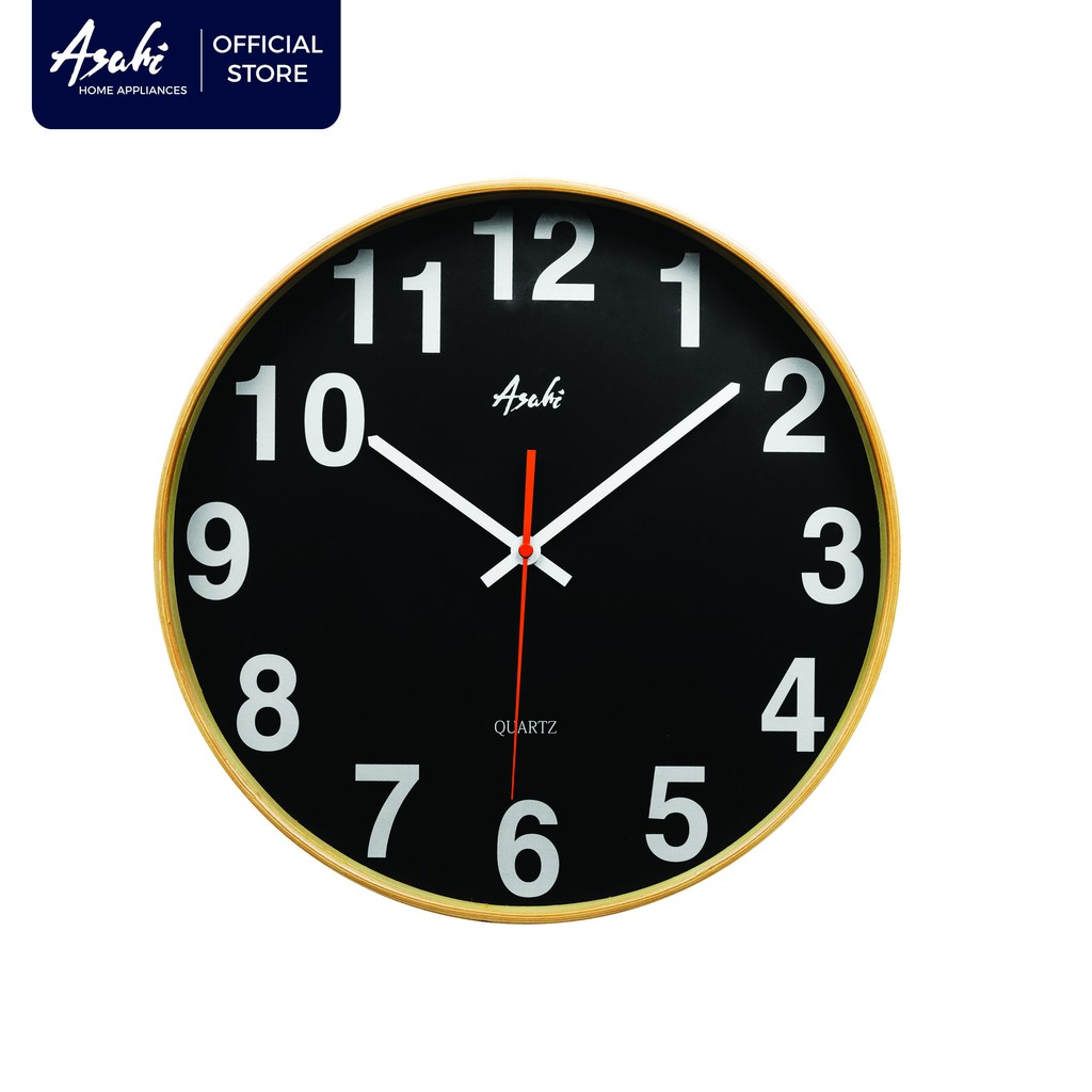 Asahi W 7011 Round Wall Clock 14 inches Shopee Philippines