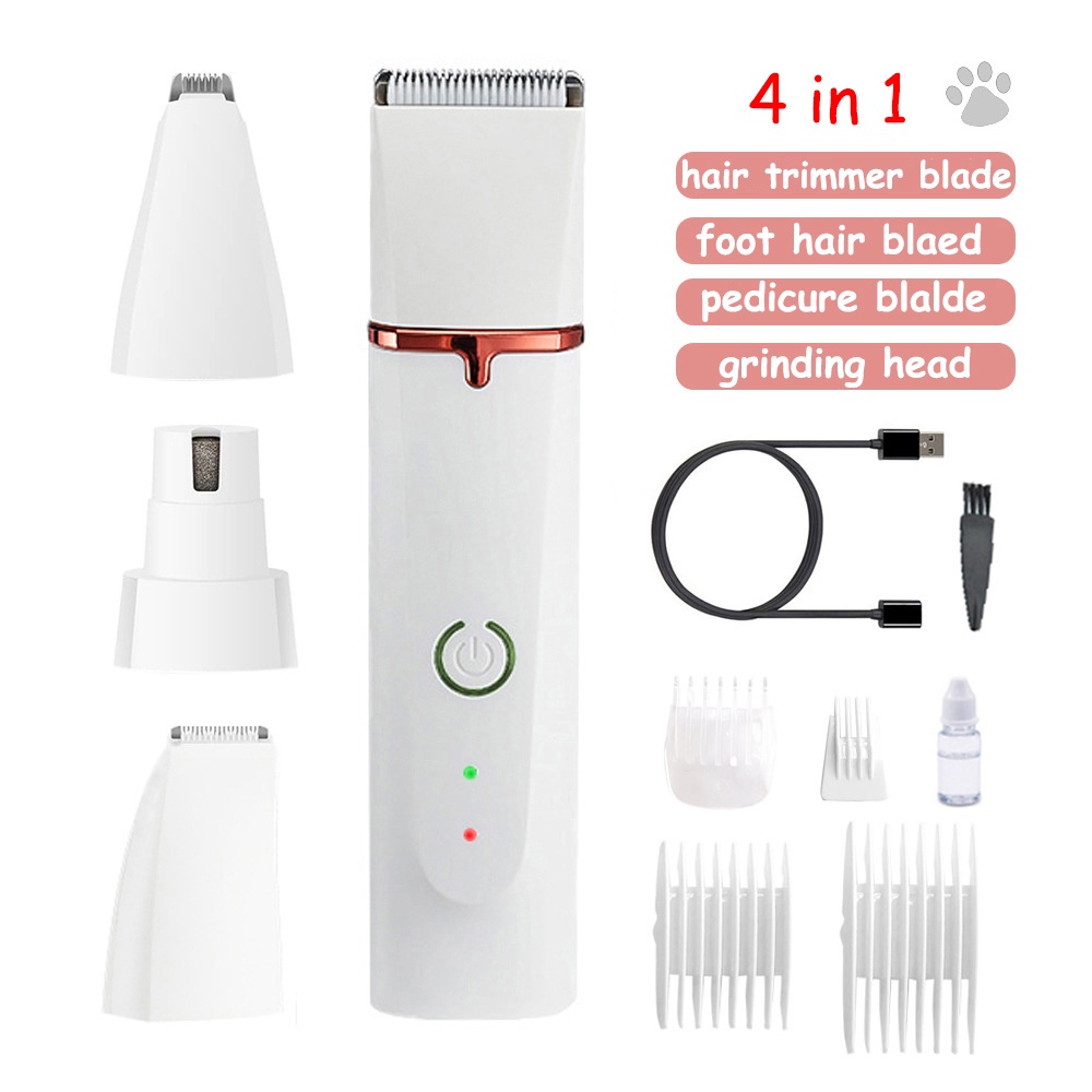 4in1 Pet Dog Razor Hair Trimmer for Dogs , Multifunctional, Trimming