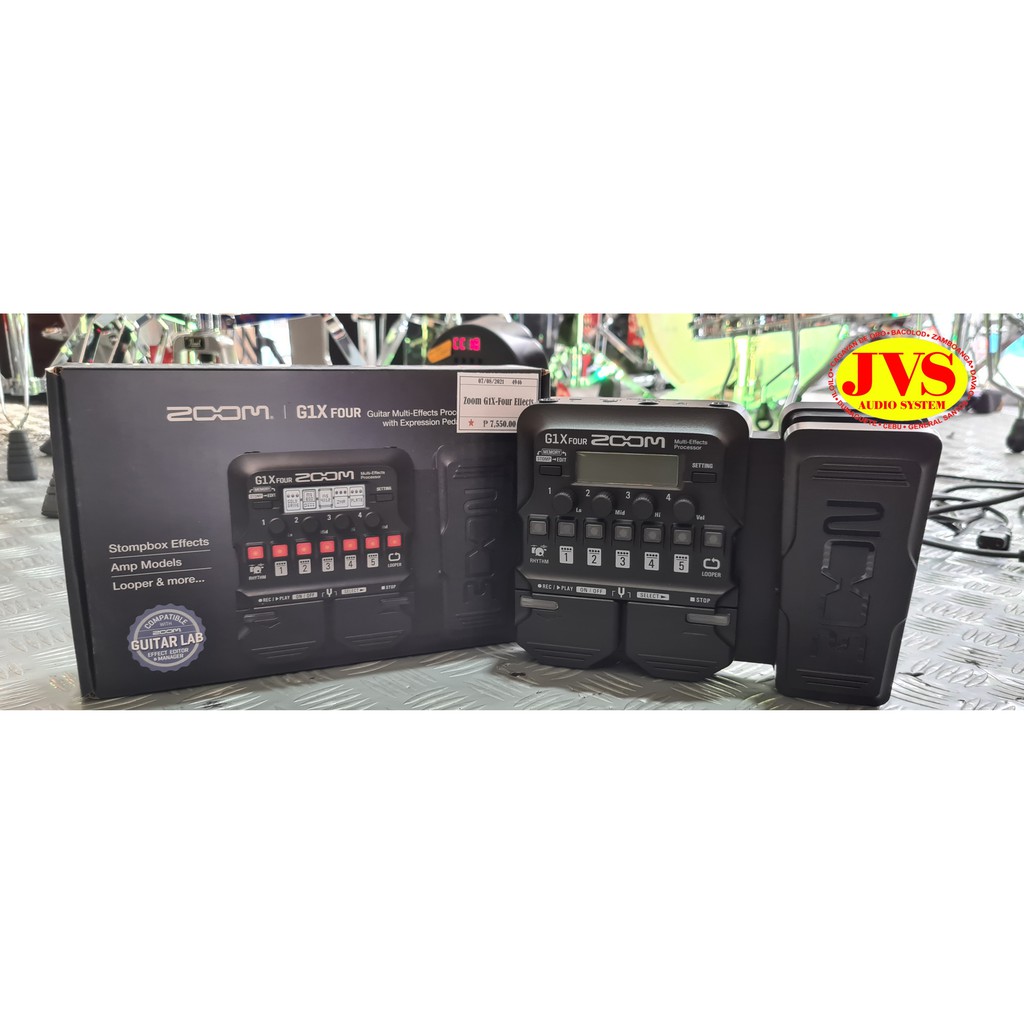 Zoom G1X Four Guitar Effects Processor Pedal Shopee Philippines