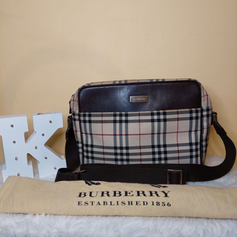 Burberry Messenger Bag (Original) Shopee Philippines
