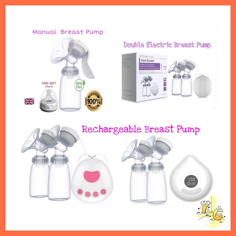 Real Bubee Manual or Electric Breast Pump Shopee Philippines