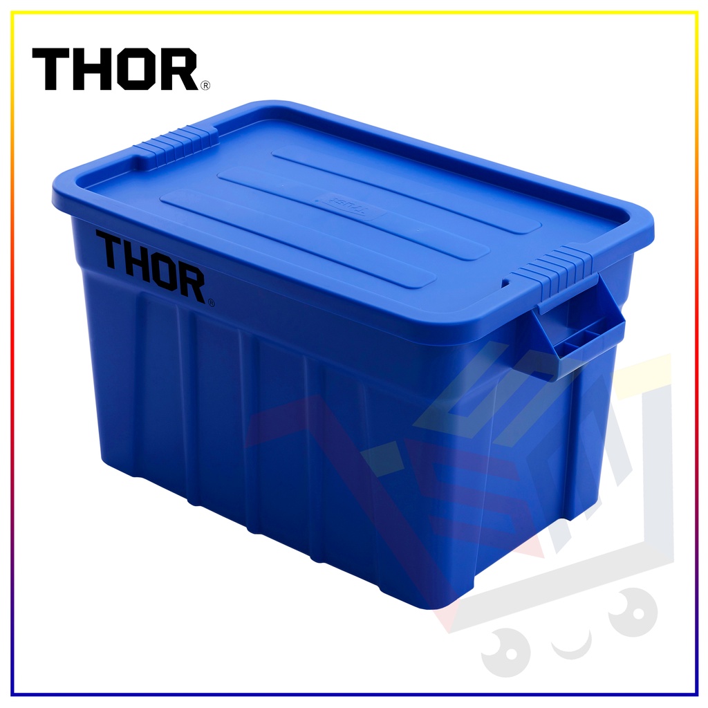 THOR® 75L Storage Box with Lid/Container Box/Stackable Storage Box
