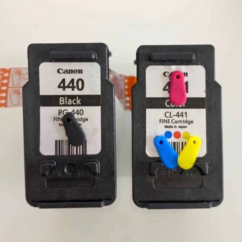 Canon PIXMA printer ink FINE Cartridge Original PG440 black CL441 color