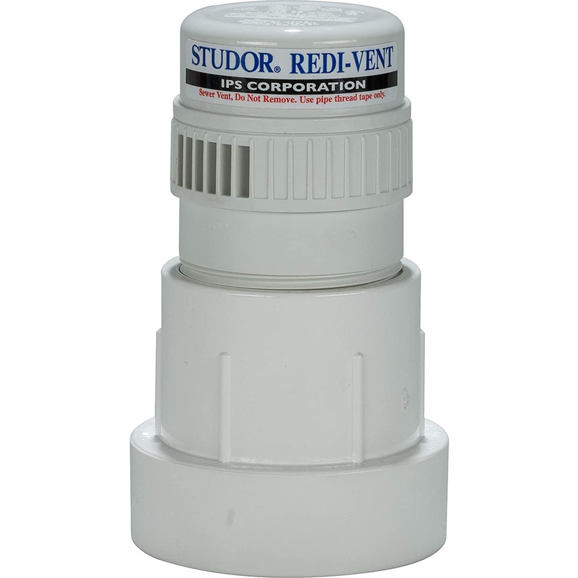 Studor 20346 RediVent Air Admittance Valve with PVC Adapter, 11/2 or