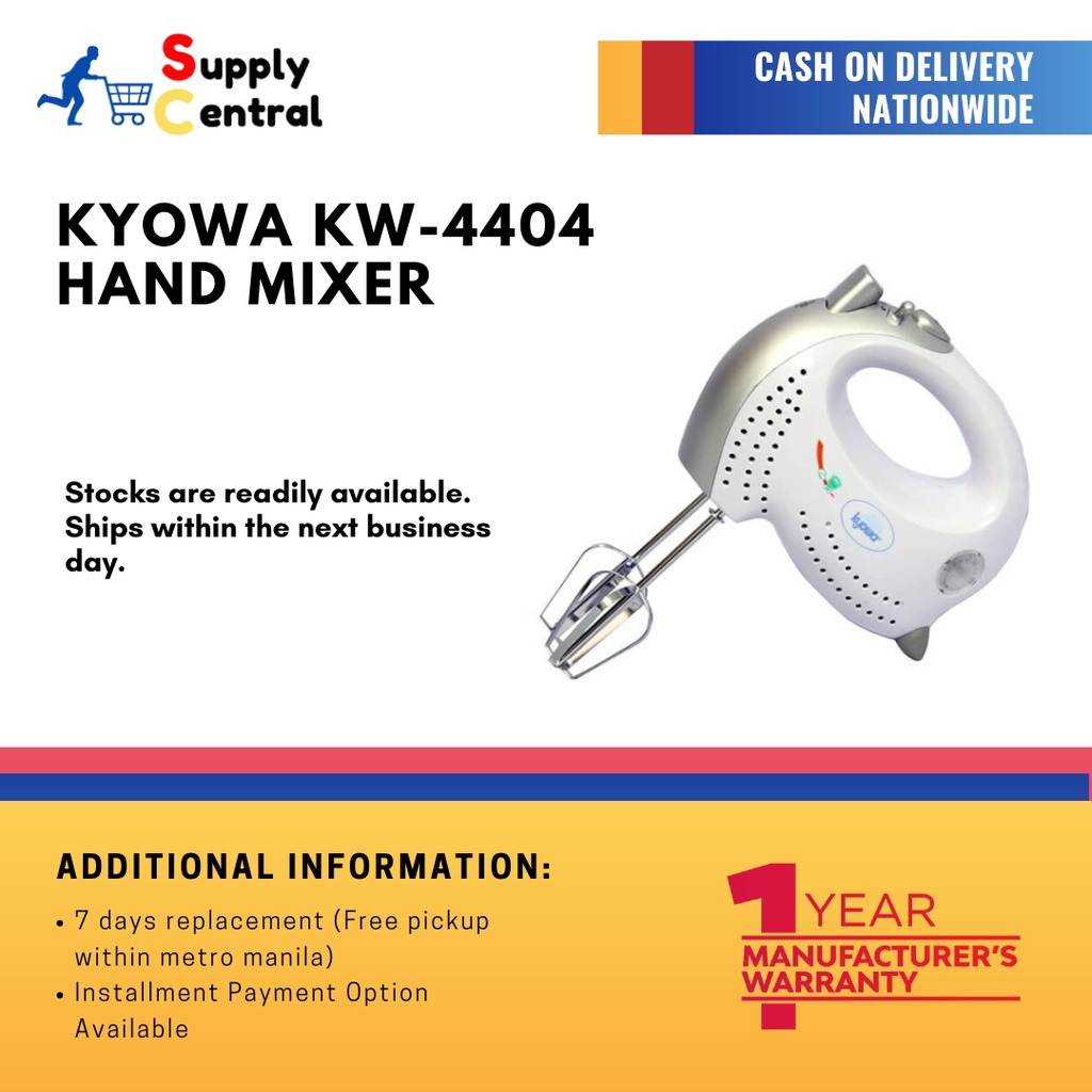 Kyowa Hand Mixer KW4404 (Supply Central) Shopee Philippines
