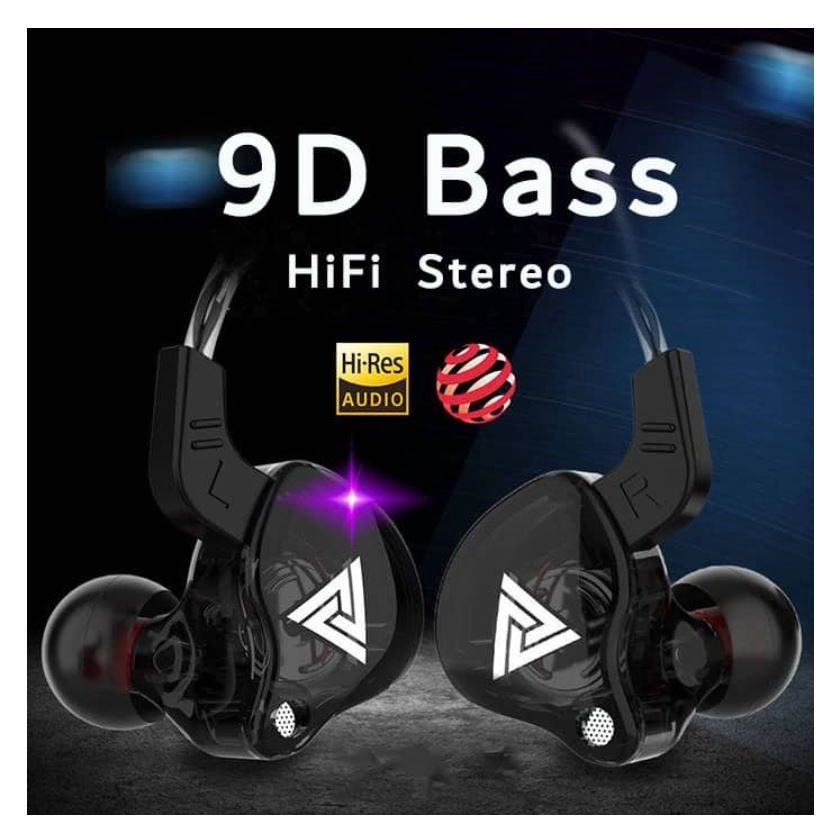 QKZ AK6 Headset Bass Earbuds In Ear Headphone Subwoofer Sport Noise