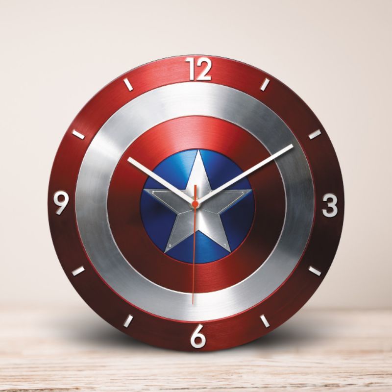 Captain America Superhero Wall Clock Captain America Clock uk 30cm Shopee Philippines