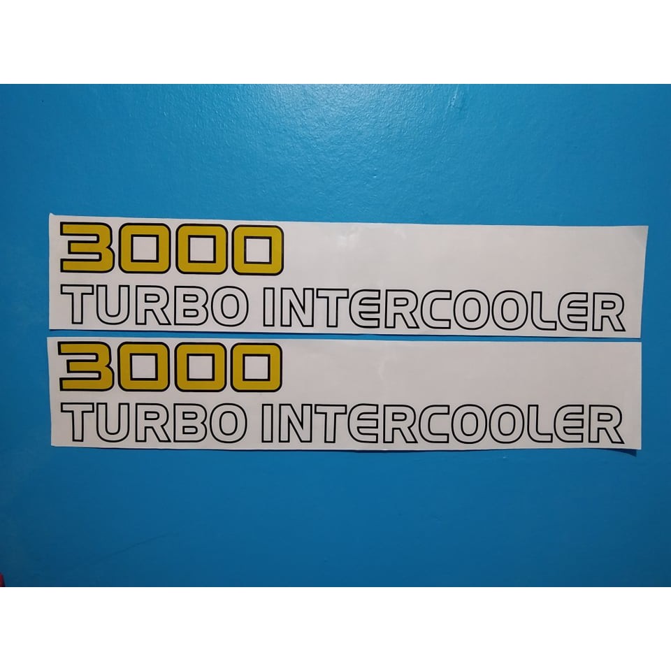 Nissan Patrol 3000 Turbo Intercooler sticker for door (PAIR) Shopee